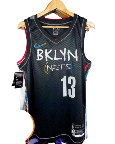 REGATA NBA BROOKLYN NETS CITY EDITION 20/21 JAMES HARDEN PRETA