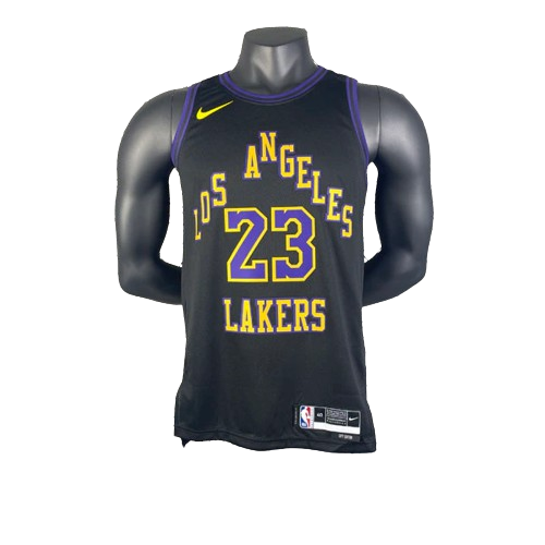 REGATA NBA LOS ANGELES LAKERS CITY EDITION 23/24 LEBRON JAMES PRETA