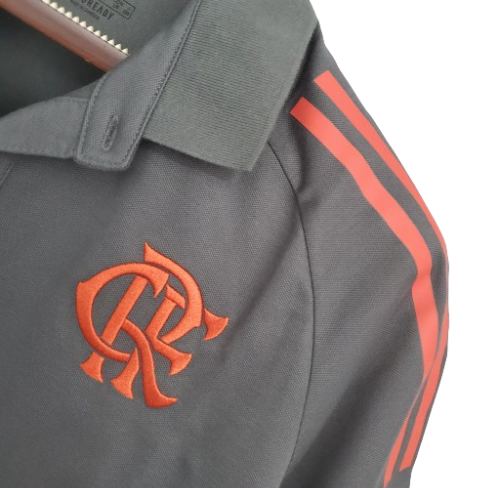 POLO FLAMENGO CINZA