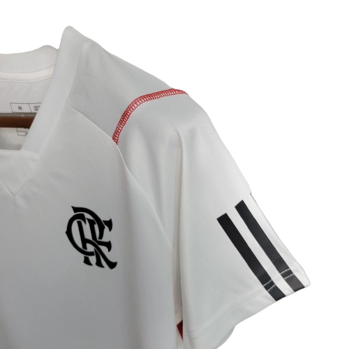CAMISA FEMININA FLAMENGO TREINO BRANCA - 2023/24