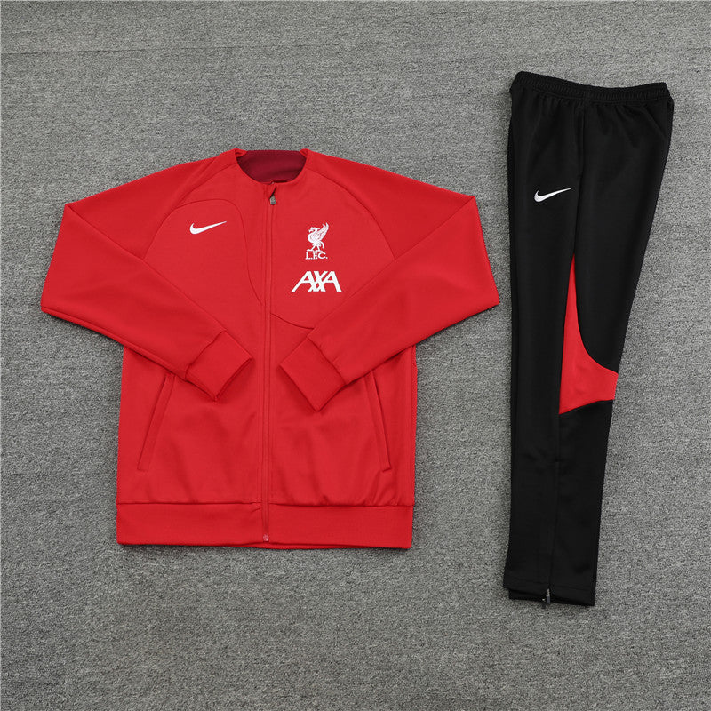 CONJUNTO TREINO LIVERPOOL JAQUETA+CALÇA - VERMELHO 2022/23