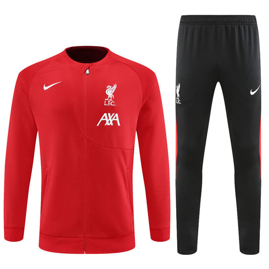 CONJUNTO TREINO LIVERPOOL JAQUETA+CALÇA - VERMELHO 2022/23