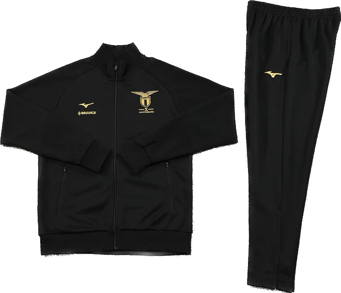 CONJUNTO TREINO LAZIO JAQUETA+CALÇA - PRETO 2023/24