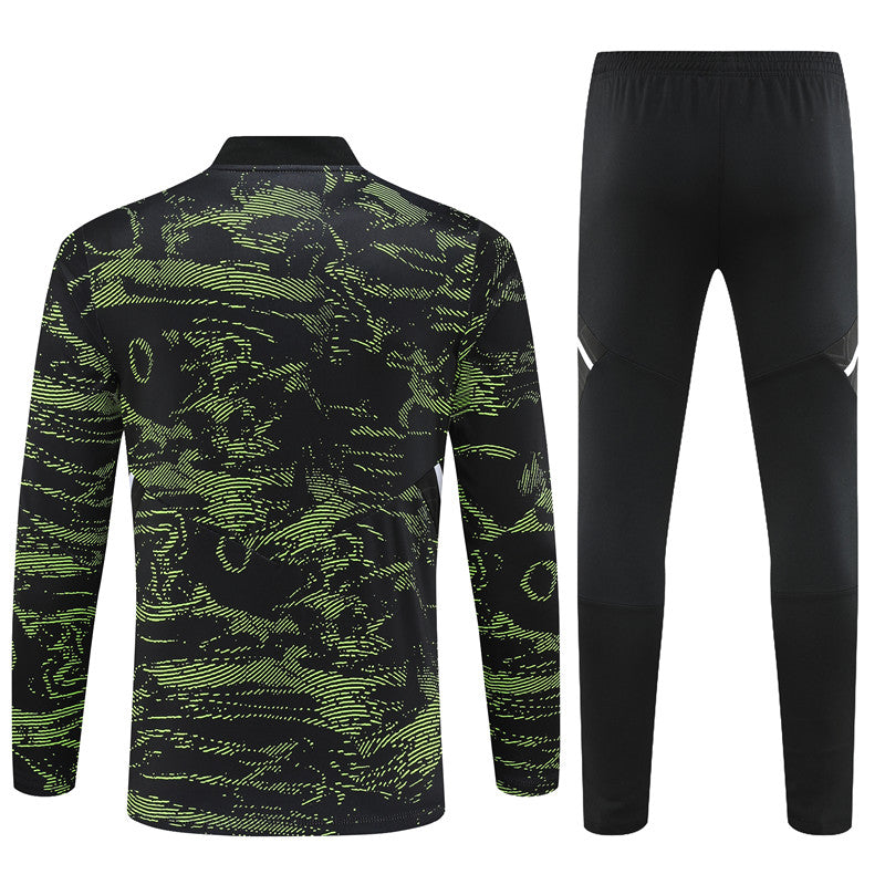 CONJUNTO TREINO MANCHESTER UNITED JAQUETA+CALÇA - VERDE MILITAR 2022/23