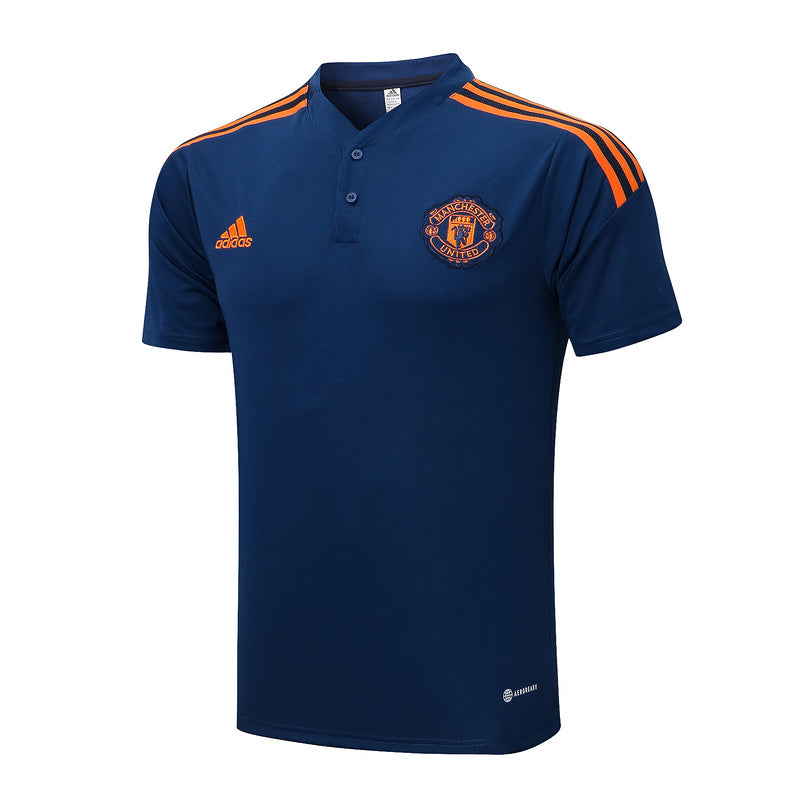 PÓLO MANCHESTER UNITED AZUL/LARANJA 2022/23