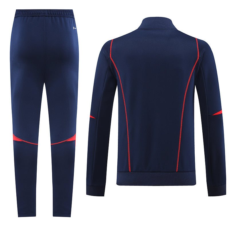 CONJUNTO TREINO ESPANHA JAQUETA+CALÇA - AZUL ESCURO 2022/23