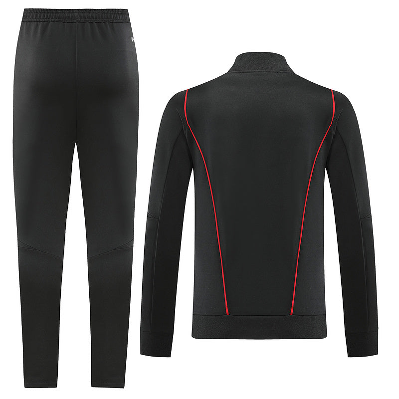 CONJUNTO TREINO ALEMANHÃ JAQUETA+CALÇA - PRETO 2024/25