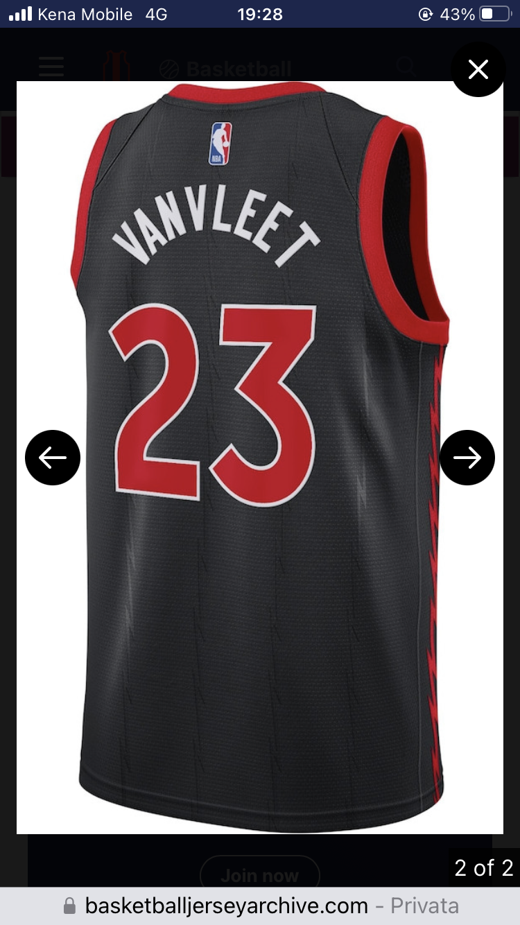 REGATA NBA TORONTO RAPTORS STATEMENT EDITION 2022/23