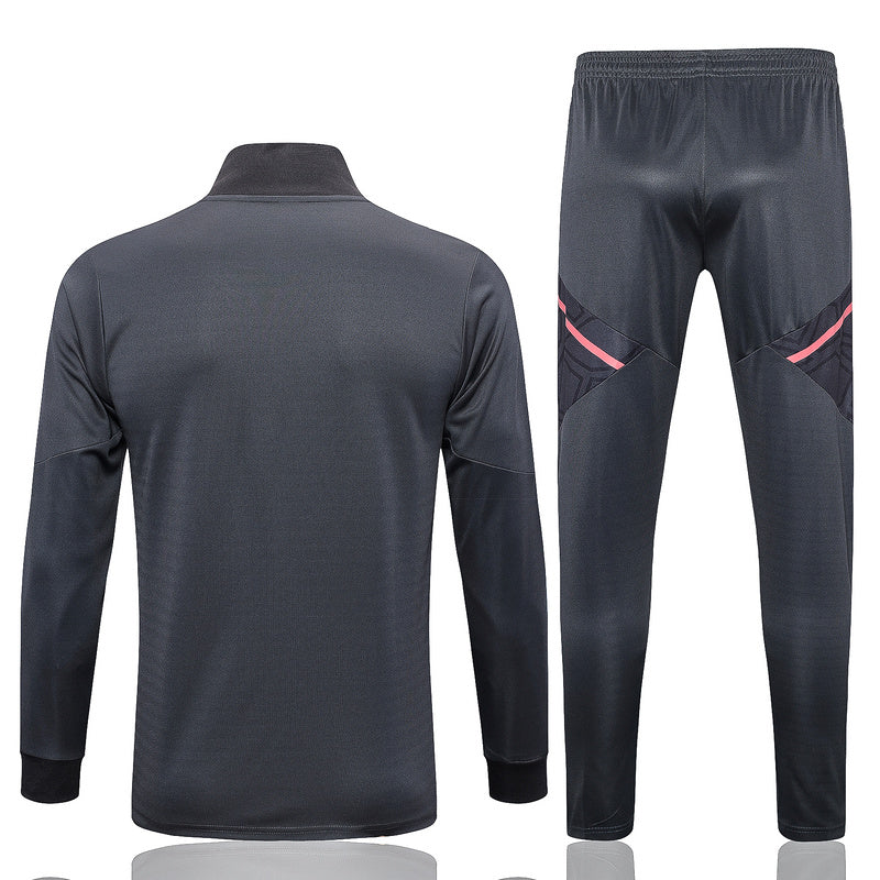 CONJUNTO TREINO FLAMENGO JAQUETA+CALÇA - PRETO 2023/24