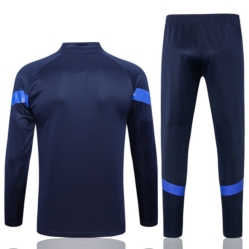 CONJUNTO TREINO ITALIA JAQUETA+CALÇA - AZUL 2024/25