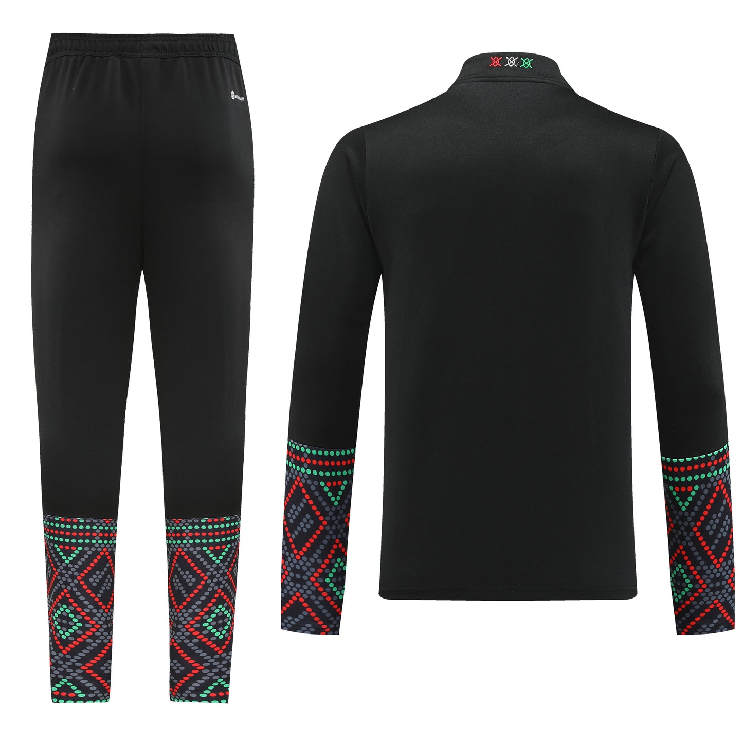 CONJUNTO TREINO AJAX JAQUETA + CALÇA PRETO 2022/23