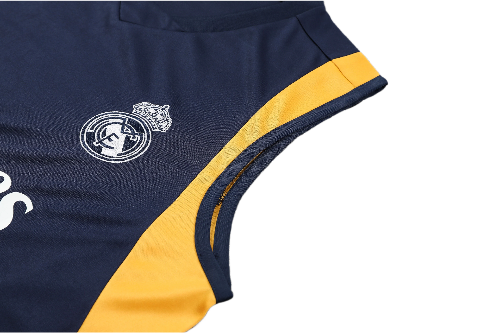 CONJUNTO TREINO REAL MADRID REGATA+SHORT - AZUL ESCURO 2021/22