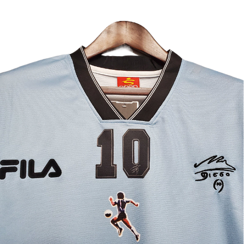 CAMISA SELEÇÃO ARGENTINA RETRÔ 2001 AZUL E BRANCA- FILA