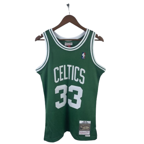 REGATA NBA BOSTON CELTICS RETRÔ MITCHELL & NESS 85/86 LARRY BIRD VERDE