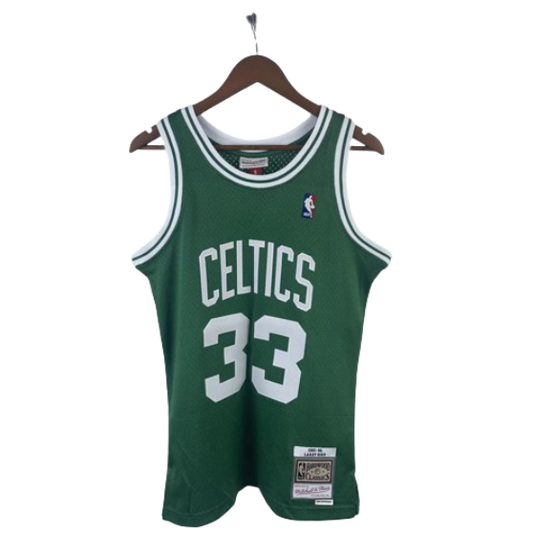REGATA NBA BOSTON CELTICS RETRÔ MITCHELL & NESS 85/86 LARRY BIRD VERDE
