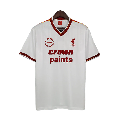 CAMISA LIVERPOOL RETRÔ 1985/1986 BRANCA