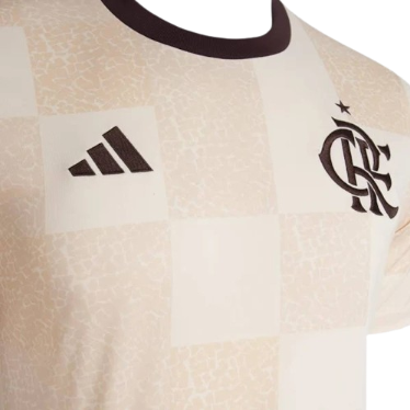 CAMISA FLAMENGO TREINO BEGE - 2024/25