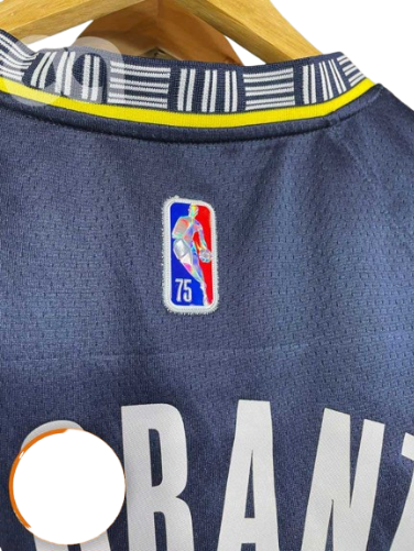 REGATA NBA MEMPHIS GRIZZLIES CITY EDIÇÃO 75 ANOS JA MORANT AZUL