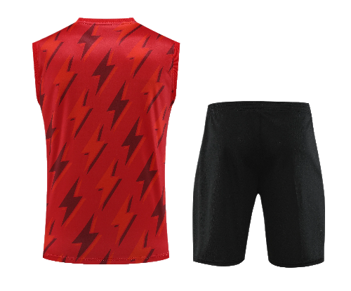 CONJUNTO TREINO ARSENAL REGATA+SHORT - VERMELHO 2022/23
