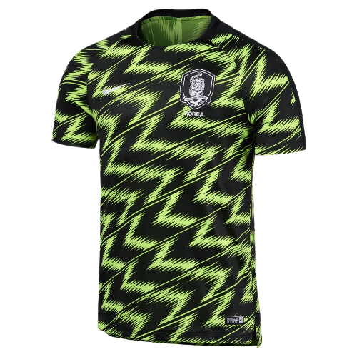 CAMISA PRÉ-TREINO CORÉIA DO SUL 2022 - PRETO E VERDE