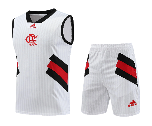 KIT DE TREINO REGATA FLAMENGO 23/24 - BRANCO