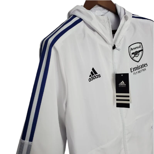 JAQUETA CORTA VENTO ARSENAL BRANCO E PRETO
