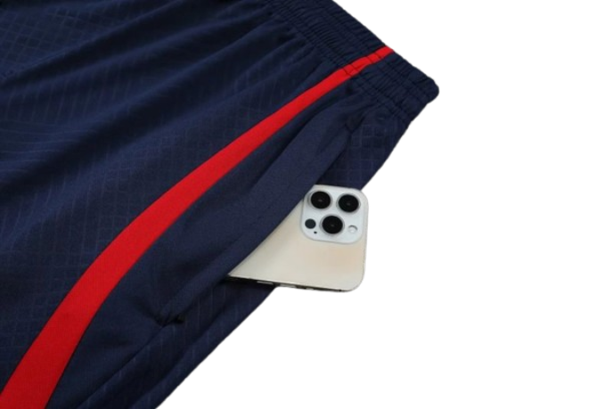 CONJUNTO TREINO PSG REGATA+SHORT - AZUL LV 2022/23