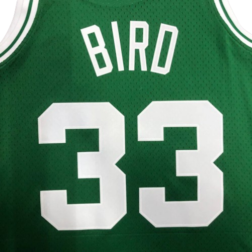 REGATA NBA BOSTON CELTICS RETRÔ MITCHELL & NESS 85/86 LARRY BIRD VERDE
