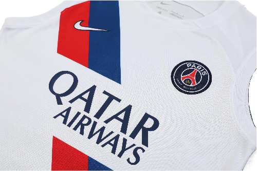 CONJUNTO TREINO PSG REGATA+SHORT - BRANCO 2023/24