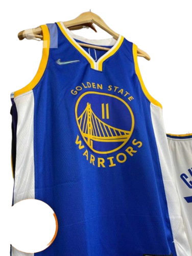 REGATA NBA GOLDEN STATE WARRIORS AZUL EDIÇÃO 75 ANOS KLAY THOMPSON