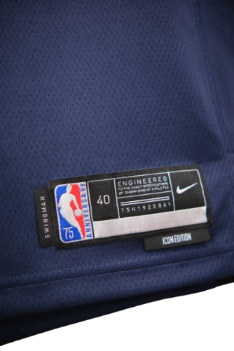 REGATA NBA MEMPHIS GRIZZLIES ICON EDIÇÃO 75 ANOS JA MORANT AZUL