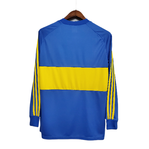 CAMISA RETRO MANGA LONGA BOCA JUNIORS 1981 - AZUL