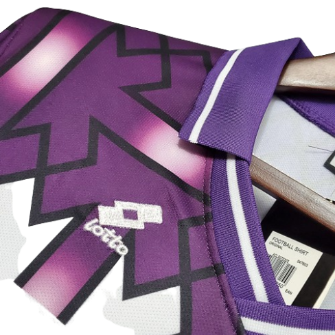 CAMISA FIORENTINA RETRÔ 1992/1993 BRANCA E ROXA