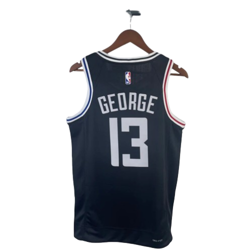 REGATA NBA LOS ANGELES CLIPPERS CITY EDITION 22/23 PAUL GEORGE PRETA