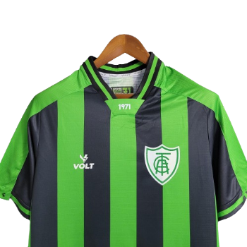 CAMISA AMÉRICA MINEIRO VERDE/PRETO LISTRADA - 23/24