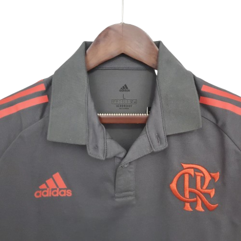 POLO FLAMENGO CINZA