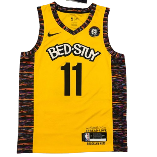 REGATA NBA BROOKLYN NETS BED STUY NOTORIUS B.I.G AMARELA IRVING