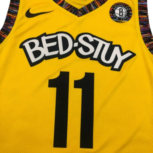 REGATA NBA BROOKLYN NETS BED STUY NOTORIUS B.I.G AMARELA IRVING