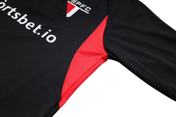 JAQUETA SÃO PAULO 2023/24 PRETA - TREINO