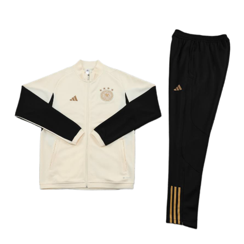 CONJUNTO TREINO ALEMANHÃ JAQUETA+CALÇA - BEGE 2024/25