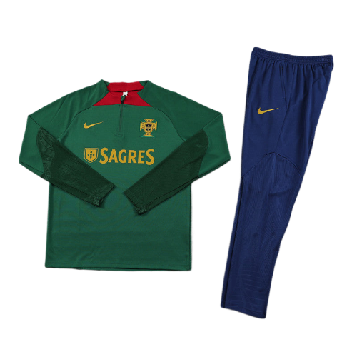 CONJUNTO TREINO PORTUGAL JAQUETA+CALÇA - VERDE 2022/23