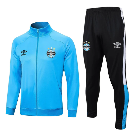 CONJUNTO TREINO GREMIO JAQUETA+CALÇA - AZUL 2023/24