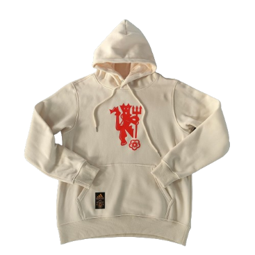 MOLETOM MANCHESTER UNITED BRANCO 2024/25