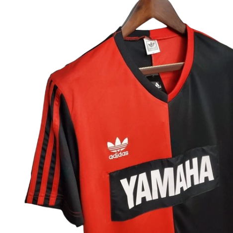 CAMISA NEWELL'S OLD BOYS RETRÔ 1993 VERMELHA E PRETA - ADIDAS