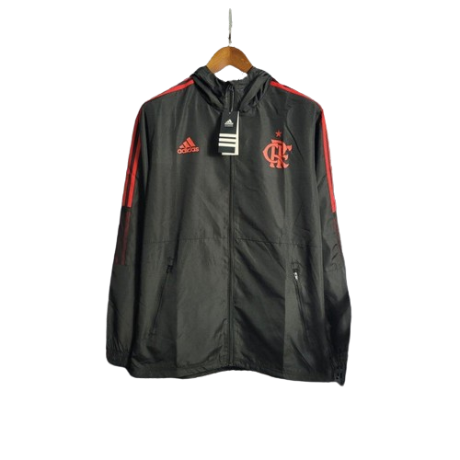 JAQUETA CORTA VENTO FLAMENGO VERMELHO/PRETO