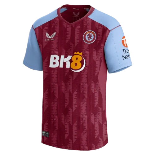 CAMISA ASTON VILLA I 23/24 - AZUL E VERMELHO
