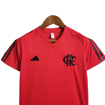KIT INFANTIL FLAMENGO TREINO VERMELHA - 2023/24