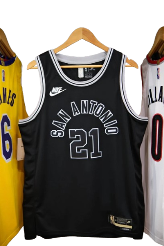 REGATA NBA SAN ANTONIO SPURS CLASSIC EDITION 22/23 TIM DUNCAN PRETA