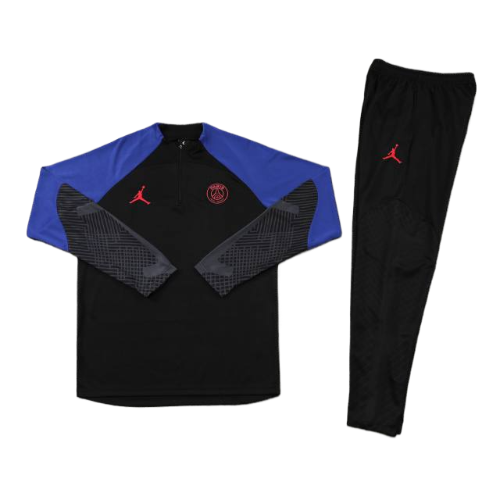 CONJUNTO TREINO PSG JAQUETA+CALÇA - PRETO 2021/22