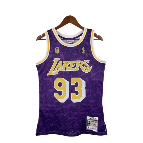 REGATA NBA BAPE X LAKERS MITCHELL & NESS ROXA